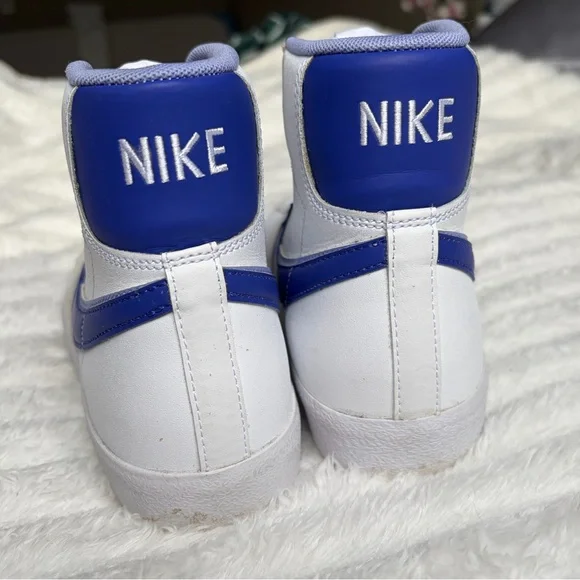 Nike Blazer Mid ‘77 SE GS ‘Double Swoosh - Purple’ - Picture 2 of 5